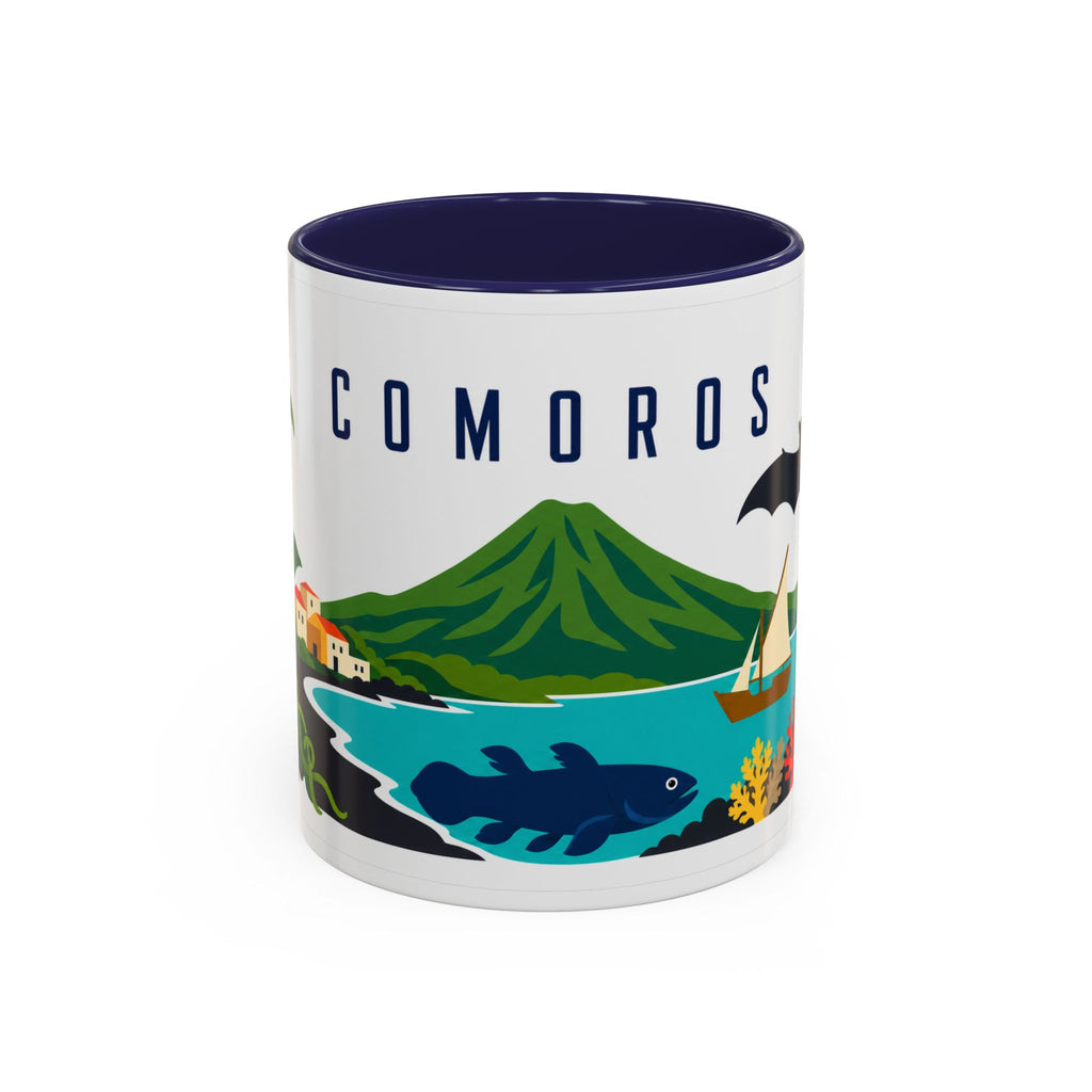 Comoros Coffee Mug | Travel Souvenir Accent Mug | Country Gift Ceramic Cup 11oz 15oz