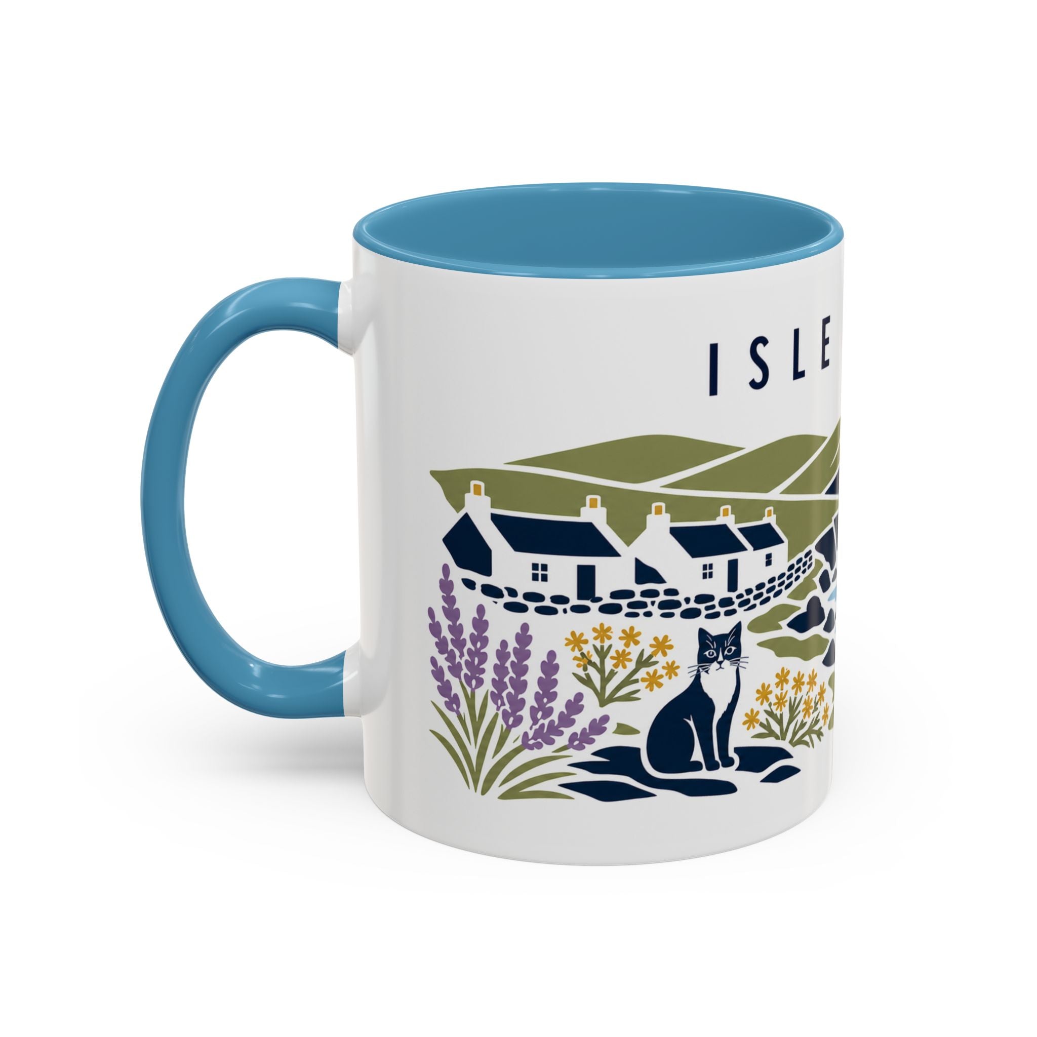 Isle of Man Coffee Mug | Travel Souvenir Accent Mug | Country Gift Ceramic Cup 11oz 15oz