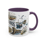 Orkney Islands Mug, Scotland Travel Souvenir, Bucket List Gift, Accent Ceramic Coffee Mug 11oz 15oz