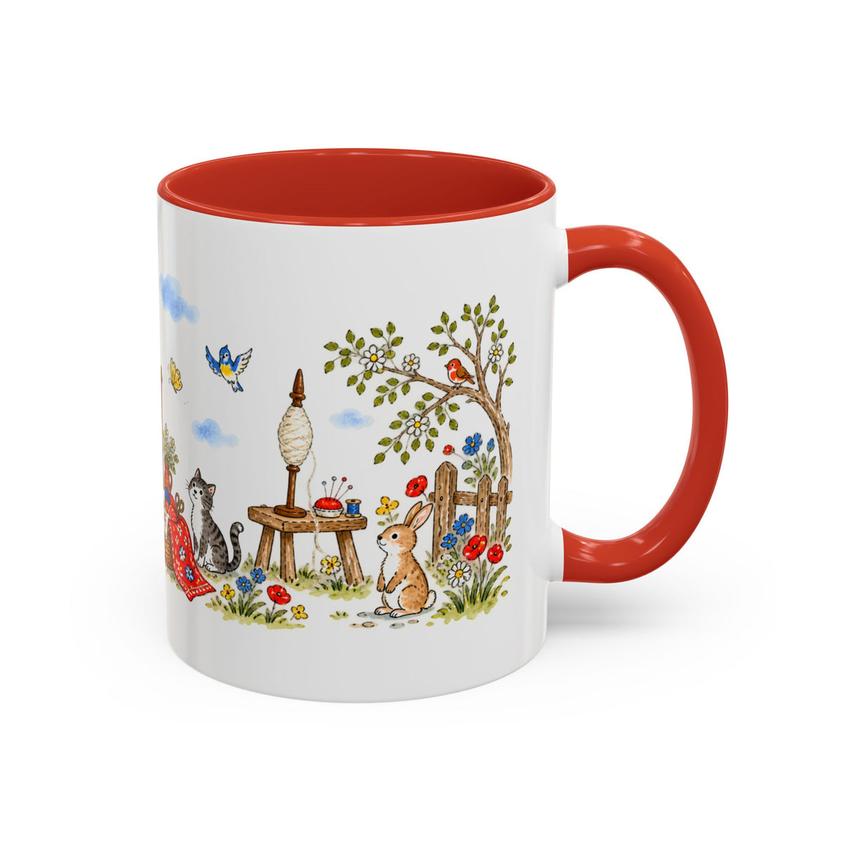 Spindle Shuttle and Needle Mug | Storybook Fairy Tale Accent Coffee Mug | EveryLegend