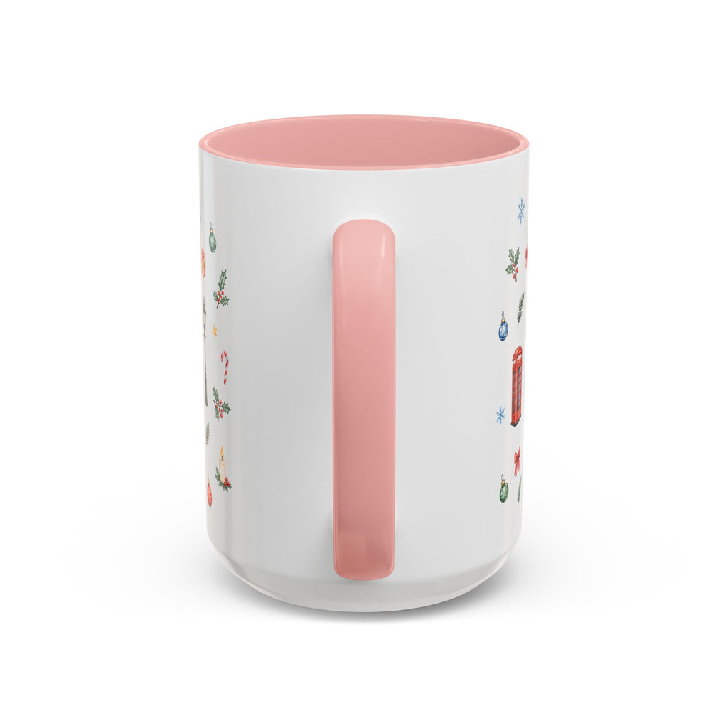London Christmas Mug | Watercolor City Souvenir, Travel Memories, Ceramic Coffee Cup