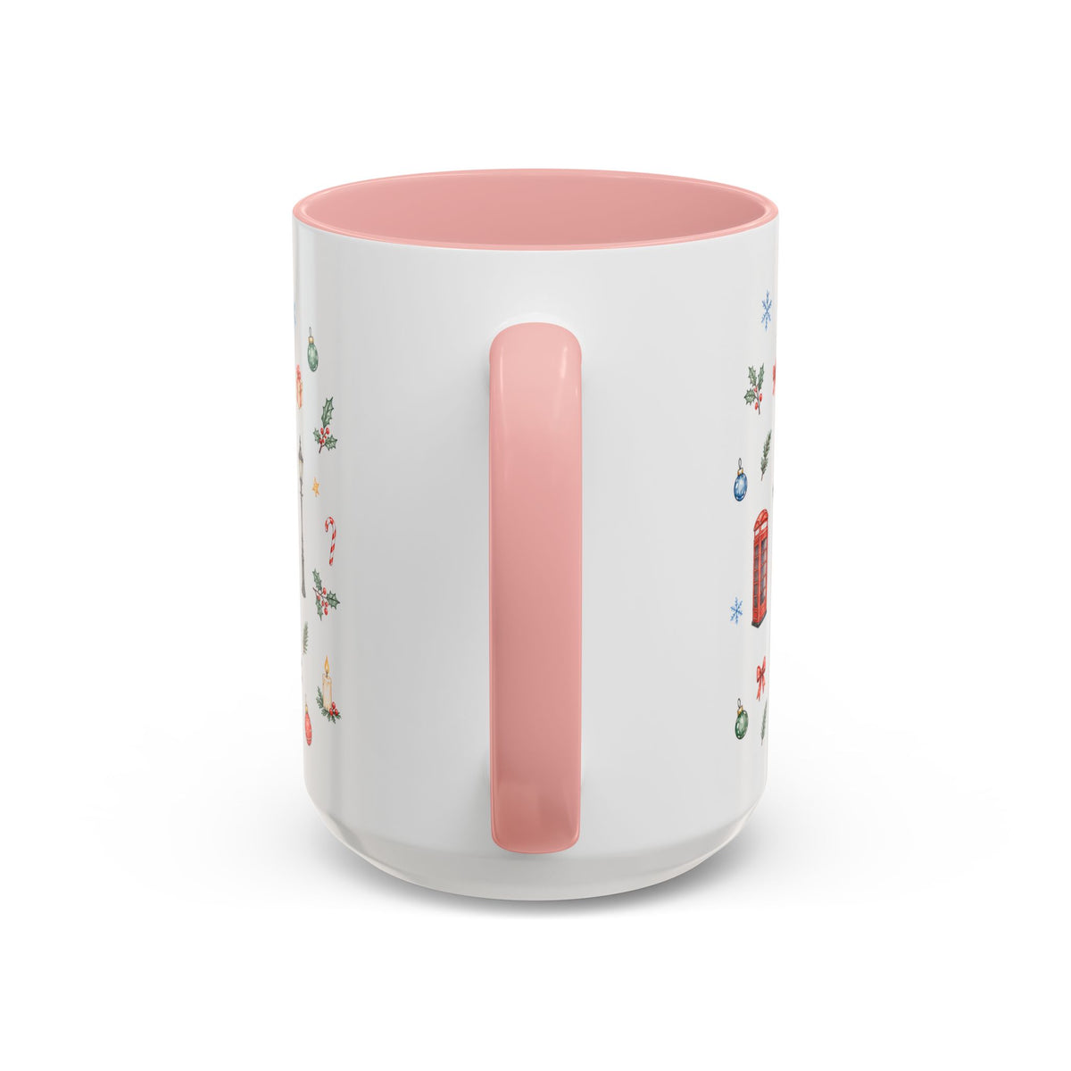 London Christmas Mug | Watercolor City Souvenir, Travel Memories, Ceramic Coffee Cup