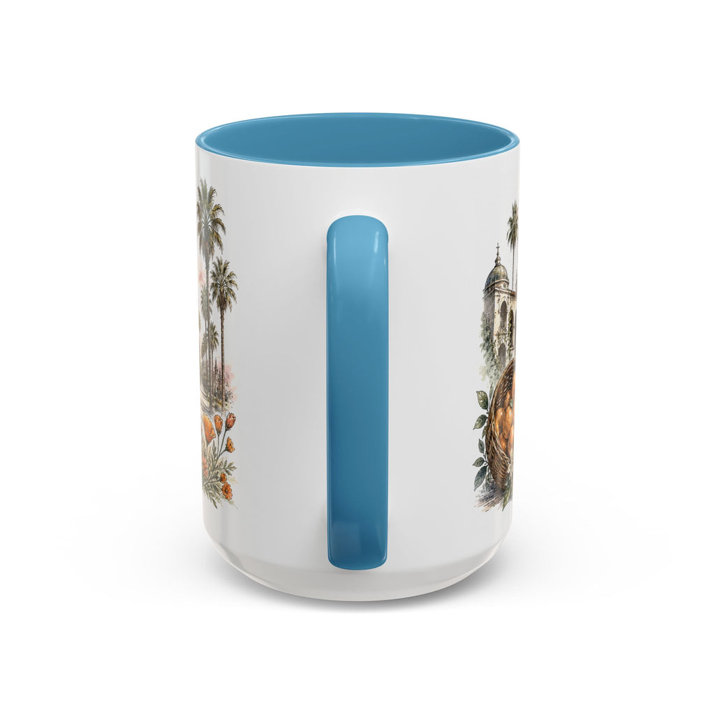 Riverside Coffee Mug | United States Travel Souvenir | Vintage Illustrated City Gift | 11 oz 15 oz Accent Mug