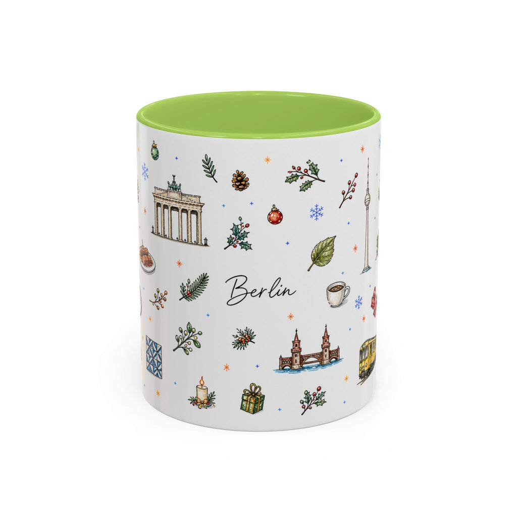 Berlin Christmas Mug | Watercolor City Souvenir, Travel Gift (11oz/15oz)