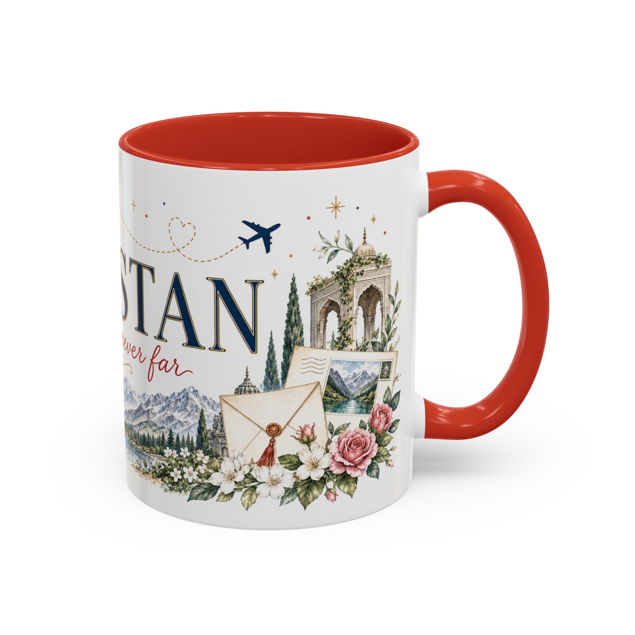 Pakistan Home Country Mug | Moving Away Gift | Long Distance Friendship | 11 oz 15 oz Accent Mug