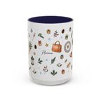 Florence Christmas Mug | Watercolor City Souvenir | Ceramic Coffee Cup (11oz 15oz)