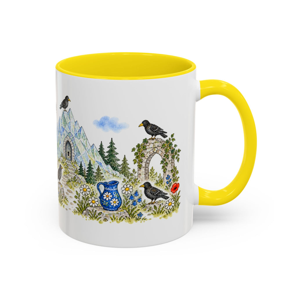 The Seven Ravens Mug | Storybook Fairy Tale Accent Coffee Mug | EveryLegend