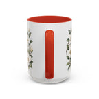 Mississippi State Map Mug | Moving Away, Homesick Gift | Botanical Accent Coffee Cup