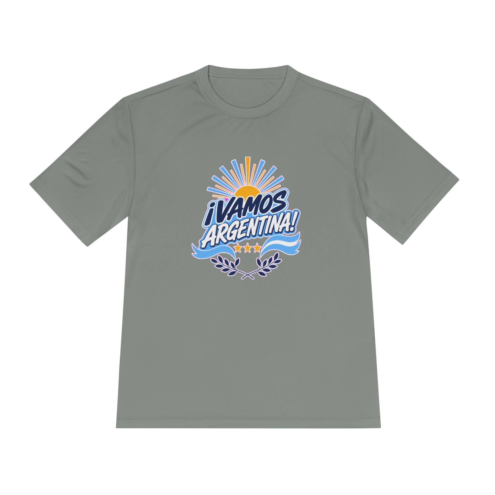Argentina Soccer T Shirt, ¡Vamos Argentina! Tee, World Football Fan Shirt, Moisture Wicking Sport Tee