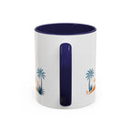 Doha Coffee Mug | Qatar Travel Souvenir | Porcelain Decal City Gift | 11oz 15oz Accent Mug