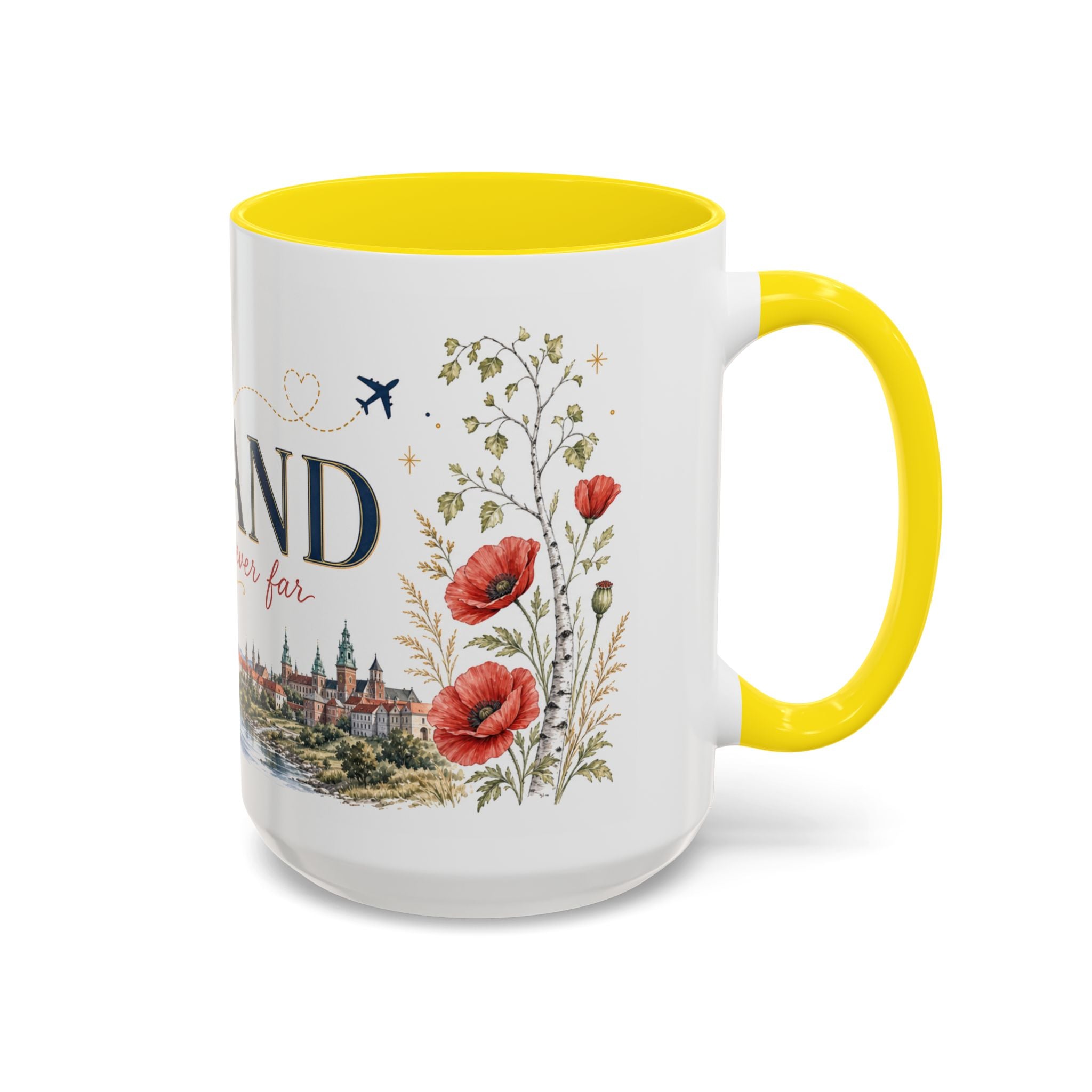 Poland Home Country Mug | Moving Away Gift | Long Distance Friendship | 11 oz 15 oz Accent Mug