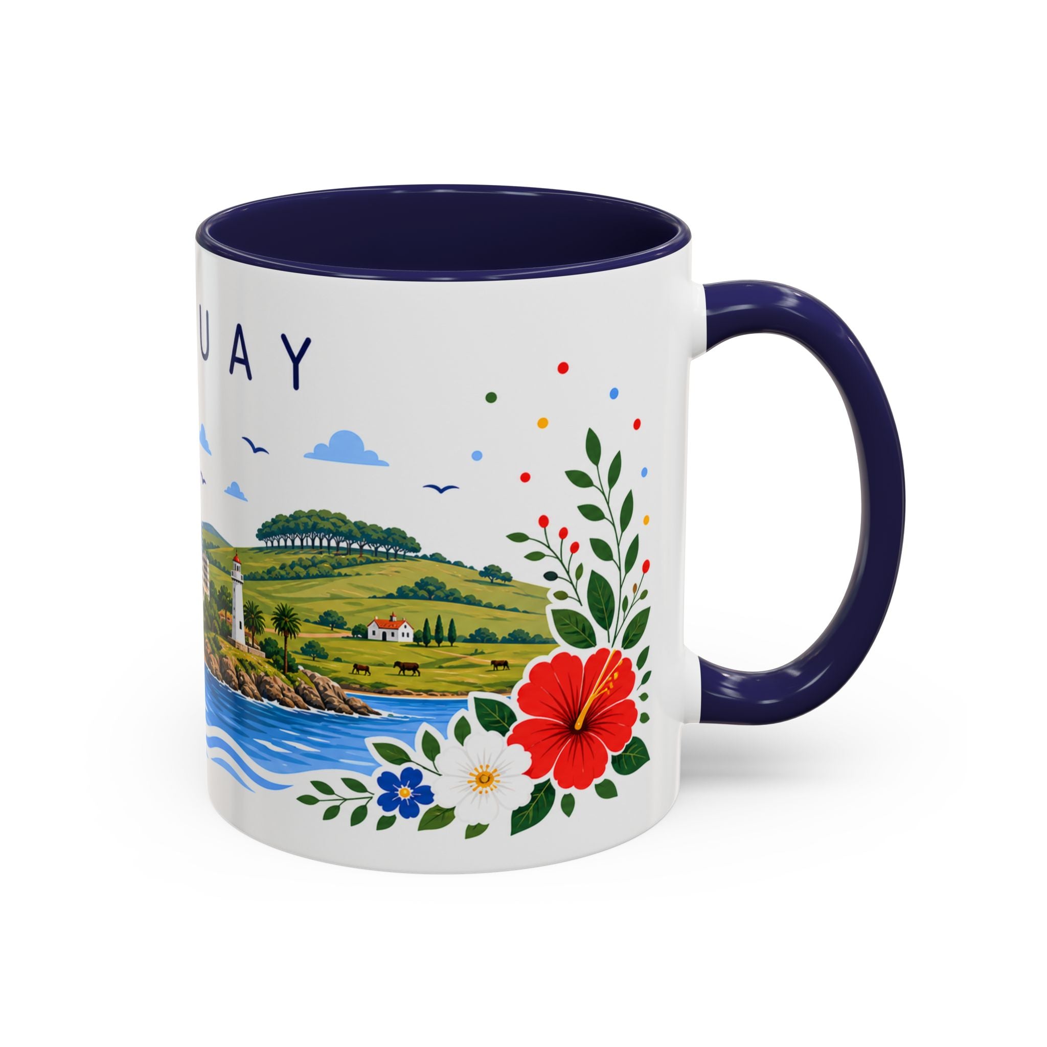 Uruguay Coffee Mug | Travel Souvenir Accent Mug | Place Gift Ceramic Cup 11oz 15oz