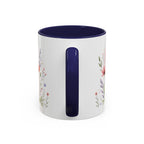 Personalized Kindergarten Teacher Mug | Custom Name Wildflower Rainbow Cup | Back to School Gift