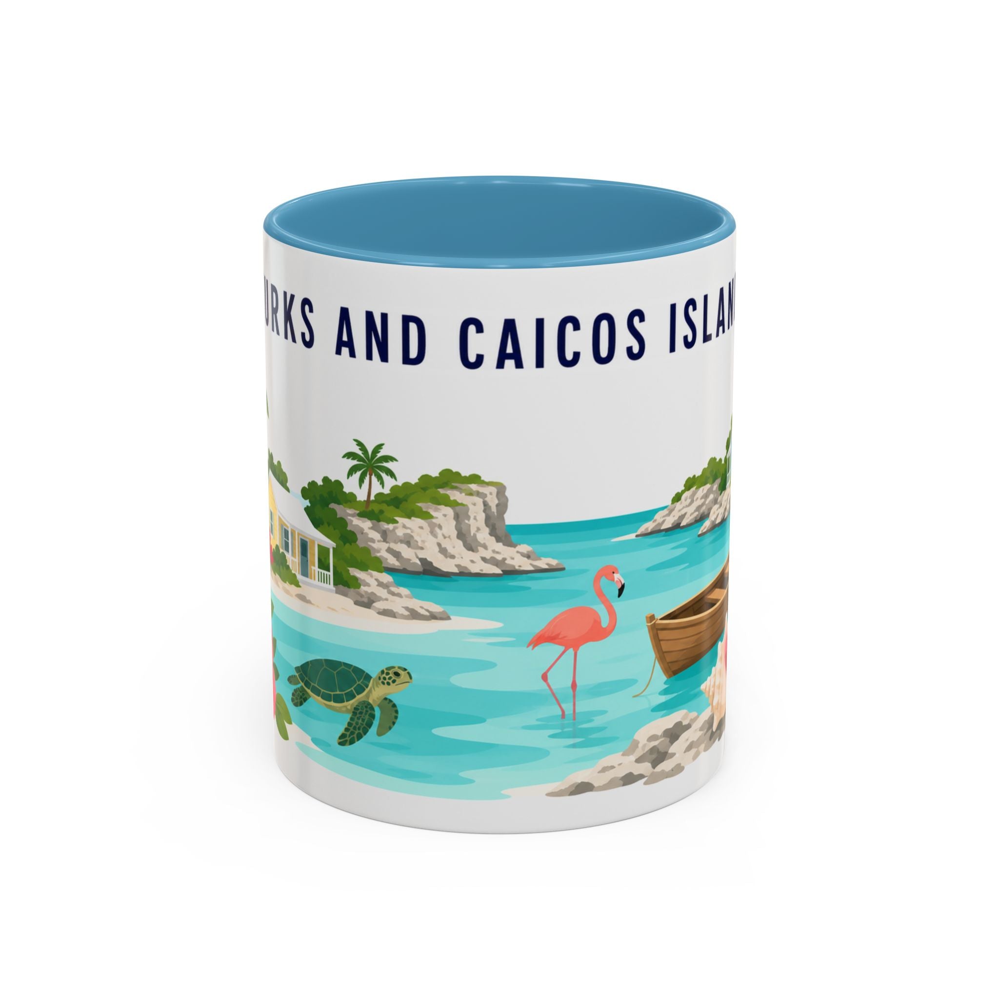 Turks and Caicos Islands Coffee Mug | Travel Souvenir Accent Mug | Country Gift Ceramic Cup 11oz 15oz