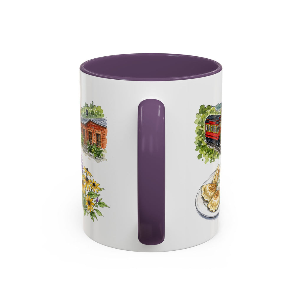 Pittsburgh Illustrated Travel Mug | City Souvenir Accent Coffee Mug | 11oz 15oz Ceramic Cup
