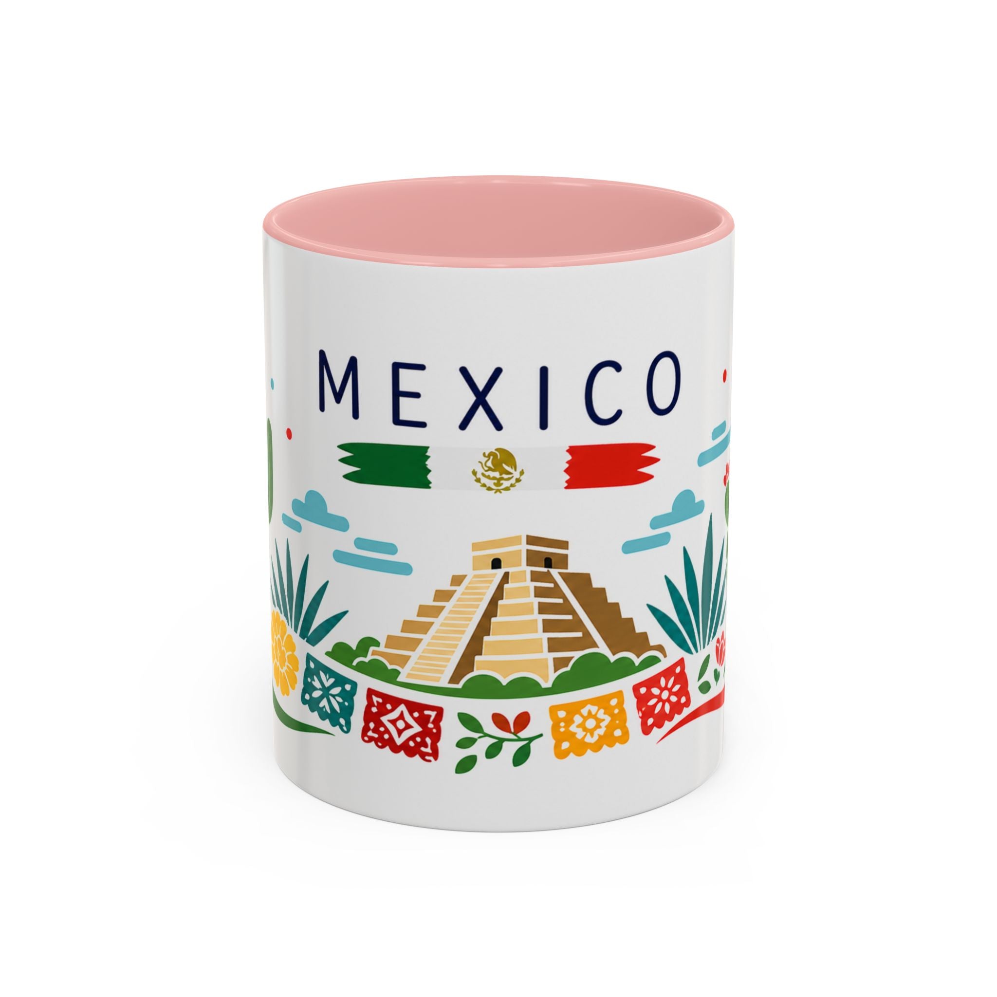 Mexico Coffee Mug | Travel Souvenir Accent Mug | Country Gift Ceramic Cup 11oz 15oz