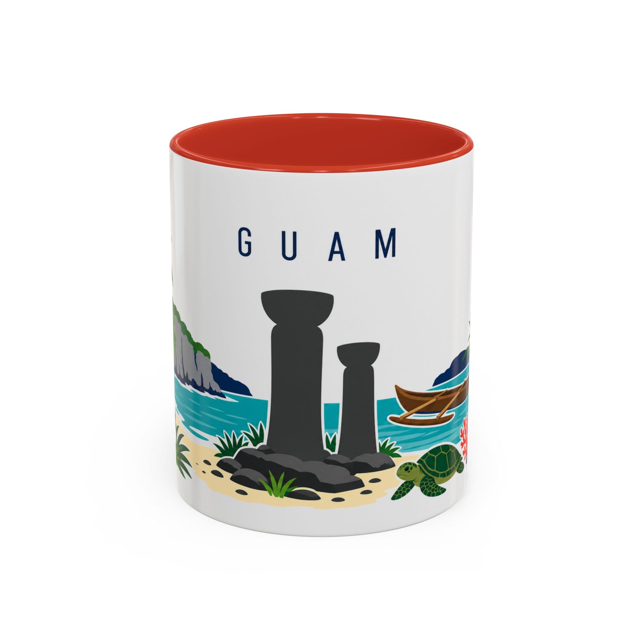 Guam Coffee Mug | Travel Souvenir Accent Mug | Country Gift Ceramic Cup 11oz 15oz