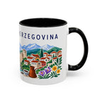 Bosnia and Herzegovina Coffee Mug | Travel Souvenir Accent Mug | Country Gift Ceramic Cup 11oz 15oz