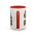 Madrid Coffee Mug | Spain Travel Souvenir | Vintage Illustrated City Gift | 11 oz 15 oz Accent Mug