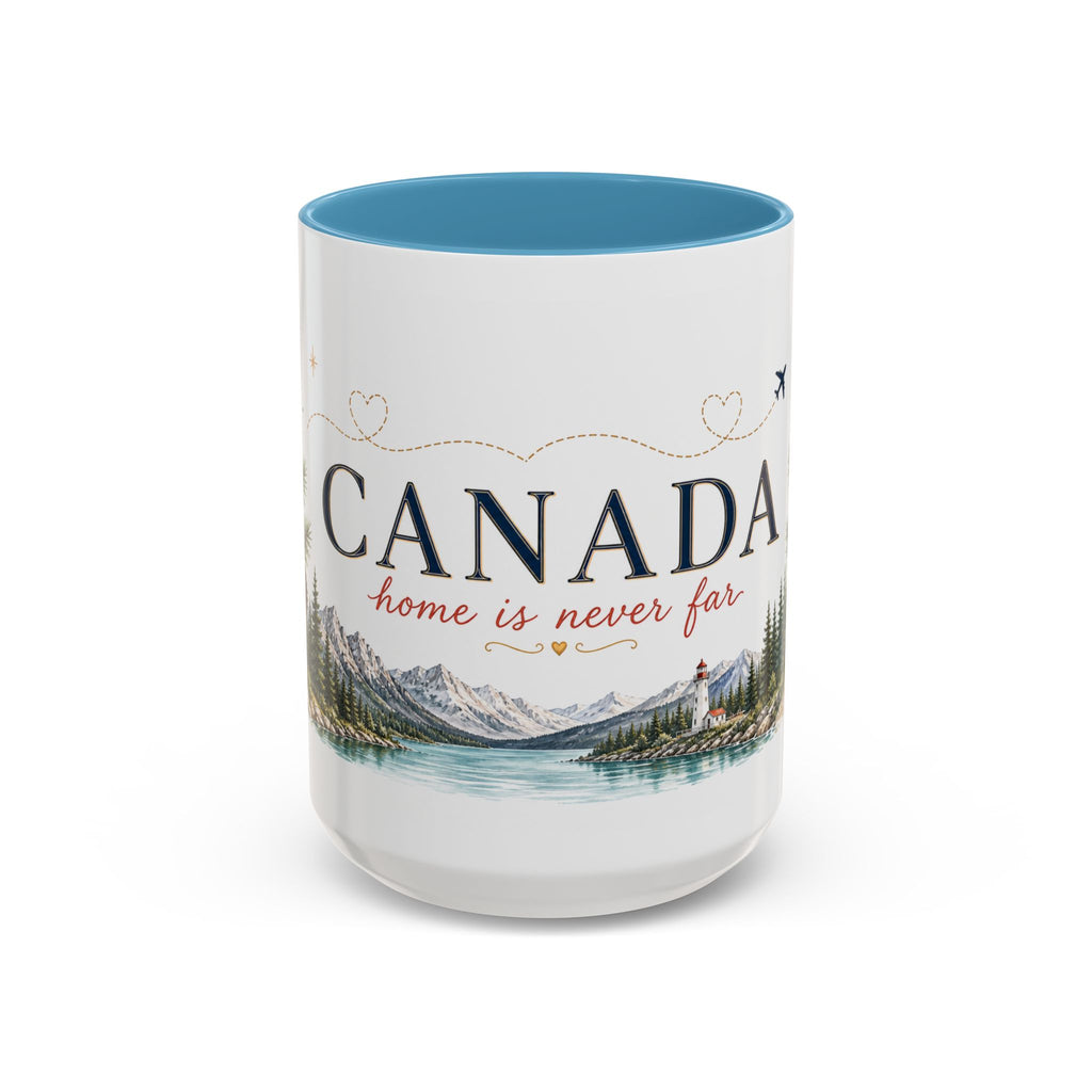 Canada Home Country Mug | Moving Away Gift | Long Distance Friendship | 11 oz 15 oz Accent Mug