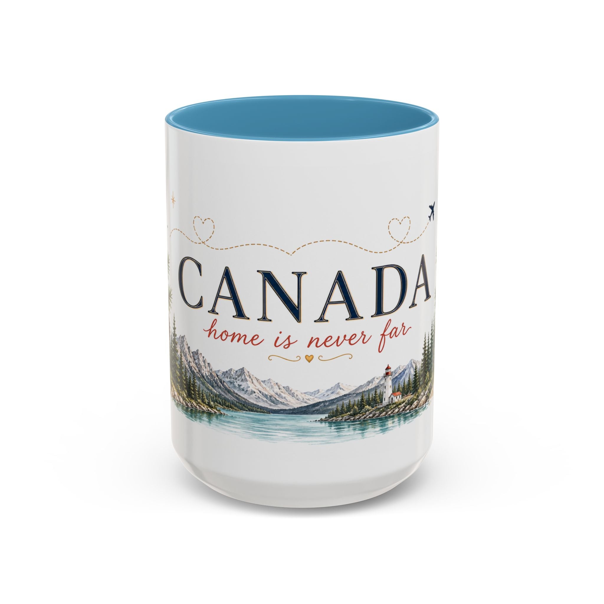 Canada Home Country Mug | Moving Away Gift | Long Distance Friendship | 11 oz 15 oz Accent Mug