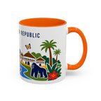 Central African Republic Coffee Mug | Travel Souvenir Accent Mug | Country Gift Ceramic Cup 11oz 15oz