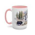 Ladakh Mug, India Travel Souvenir, Bucket List Gift, Accent Ceramic Coffee Mug 11oz 15oz