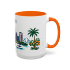 Orlando Coffee Mug | United States Travel Souvenir | Porcelain Decal City Gift | 11oz 15oz Accent Mug