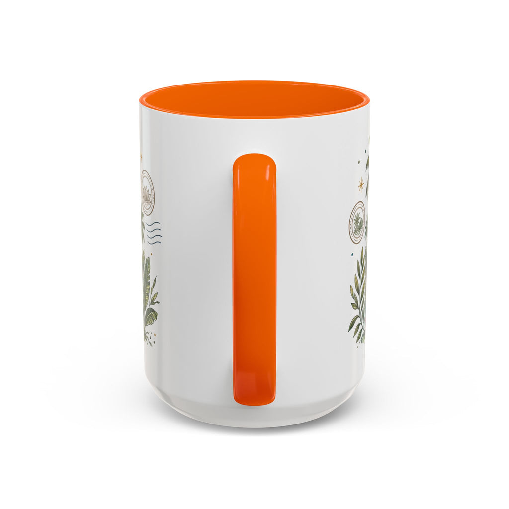 Kerala Backwaters Coffee Mug | Travel Destination Souvenir Gift | Accent Color Ceramic 11oz 15oz