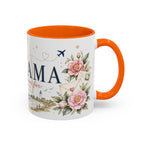 Alabama State Map Mug | Coastal Scenery, Botanical Accents, Homesick Gift