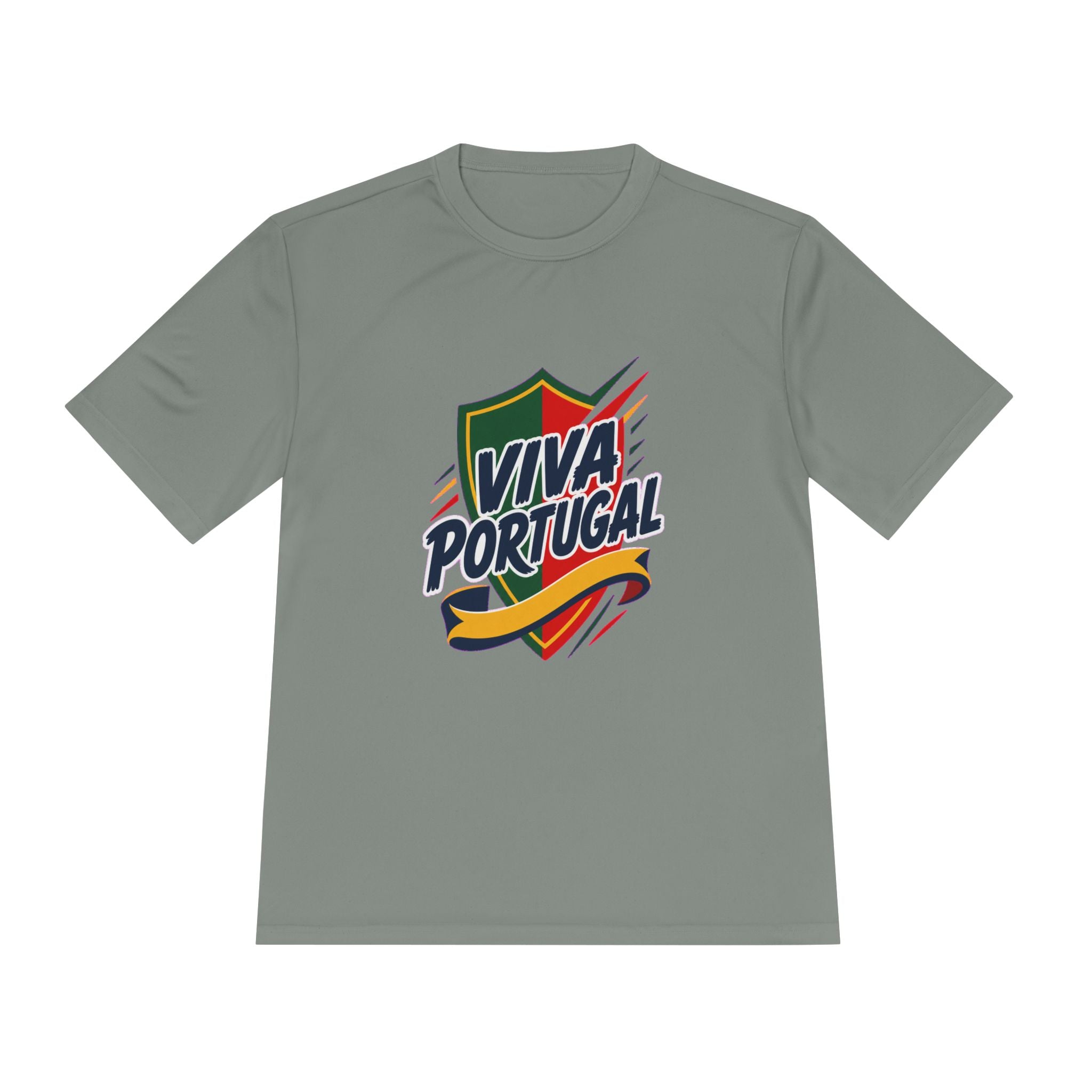 Portugal Soccer T Shirt, Viva Portugal Tee, World Football Fan Shirt, Moisture Wicking Sport Tee