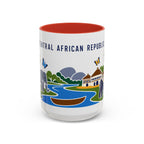 Central African Republic Coffee Mug | Travel Souvenir Accent Mug | Country Gift Ceramic Cup 11oz 15oz