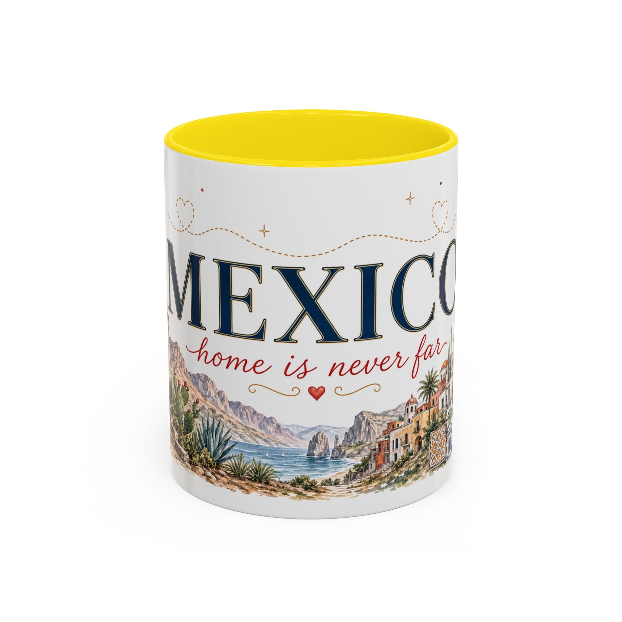 Mexico Home Country Mug | Moving Away Gift | Long Distance Friendship | 11 oz 15 oz Accent Mug