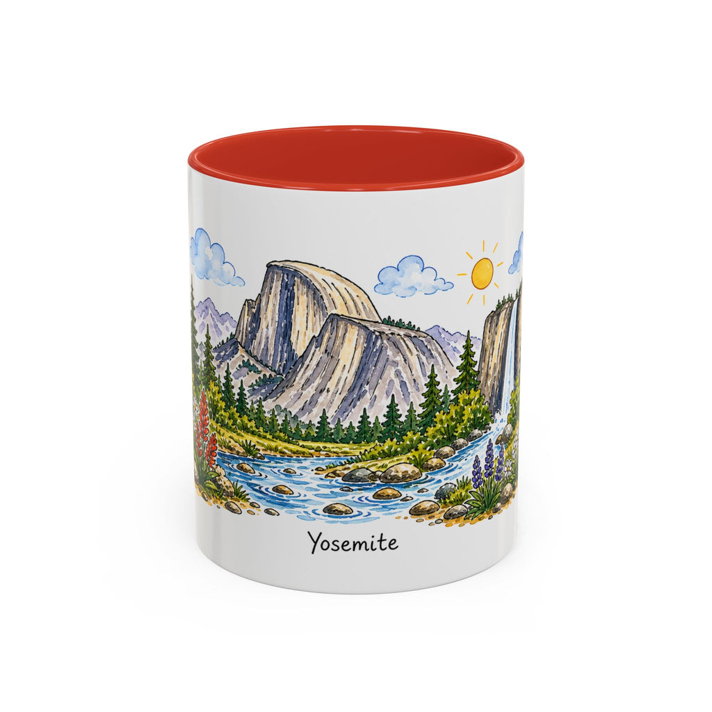Yosemite National Park Mug | US Travel Souvenir Accent Coffee Mug | 11oz 15oz Ceramic Cup