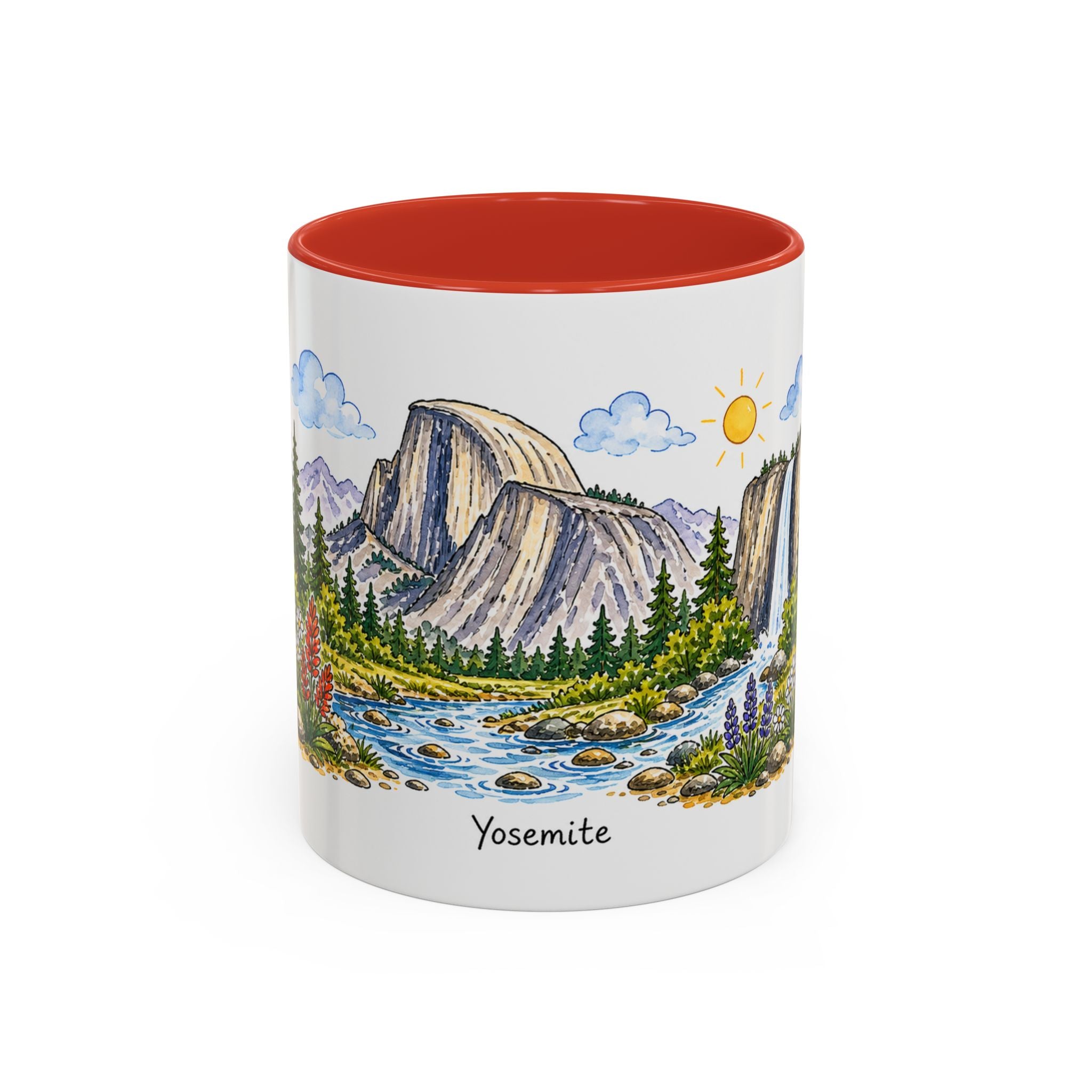Yosemite National Park Mug | US Travel Souvenir Accent Coffee Mug | 11oz 15oz Ceramic Cup