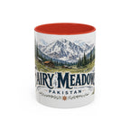 Fairy Meadows Mug, Pakistan Travel Souvenir, Bucket List Gift, Accent Ceramic Coffee Mug 11oz 15oz
