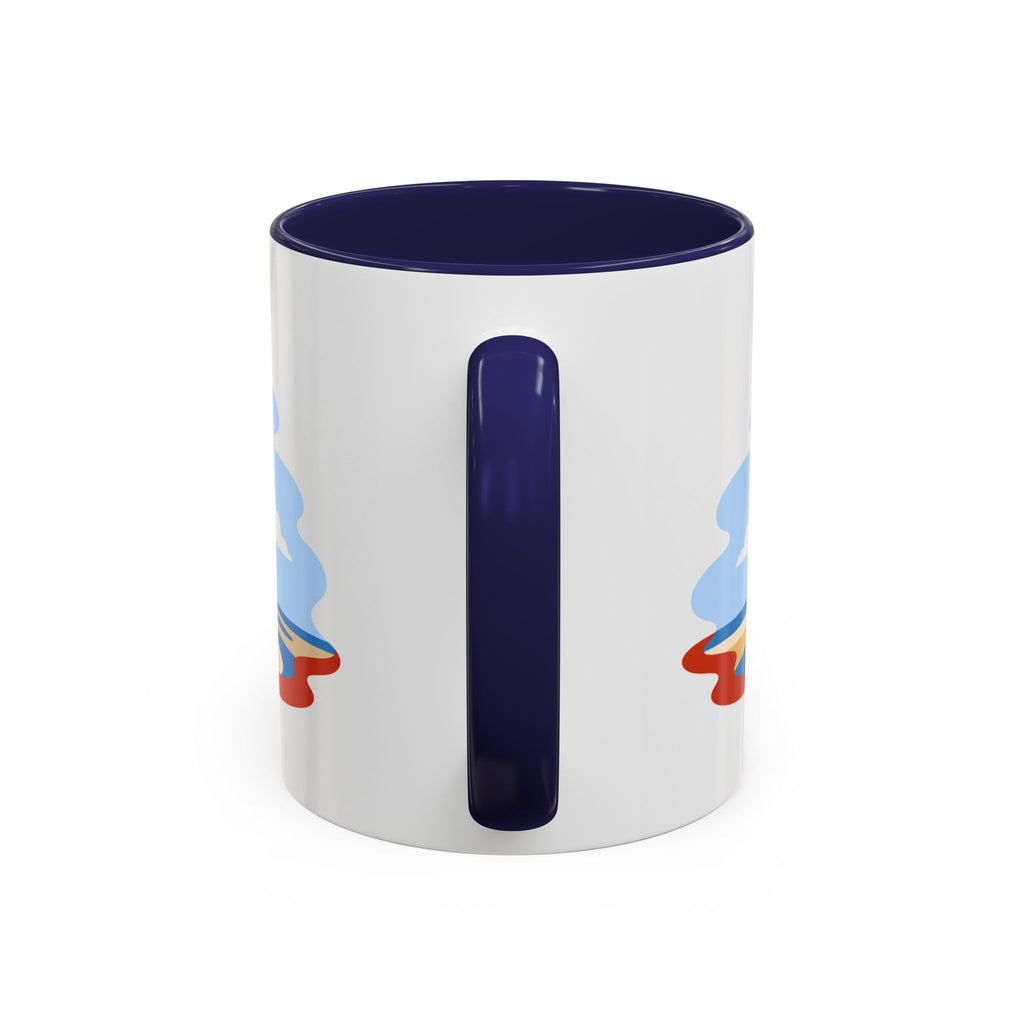 Mont Saint Michel Coffee Mug | Travel Destination Souvenir Gift | Accent Color Ceramic 11oz 15oz