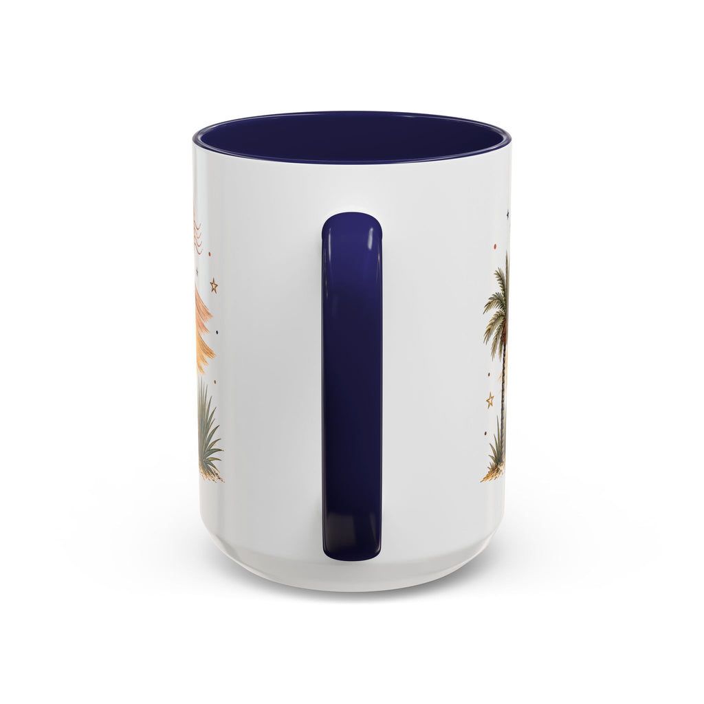 Sahara Dunes Coffee Mug | Travel Destination Souvenir Gift | Accent Color Ceramic 11oz 15oz