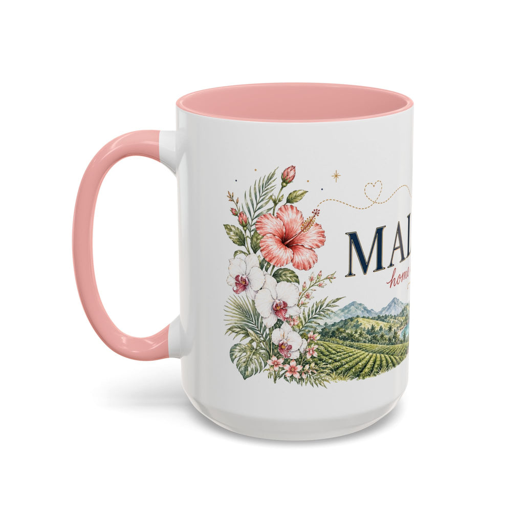 Malaysia Home Country Mug | Moving Away Gift | Long Distance Friendship | 11 oz 15 oz Accent Mug