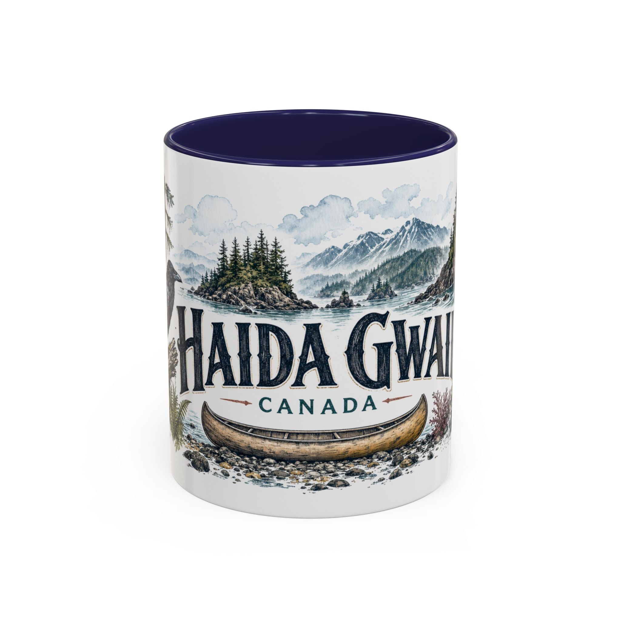 Haida Gwaii Mug, Canada Travel Souvenir, Bucket List Gift, Accent Ceramic Coffee Mug 11oz 15oz