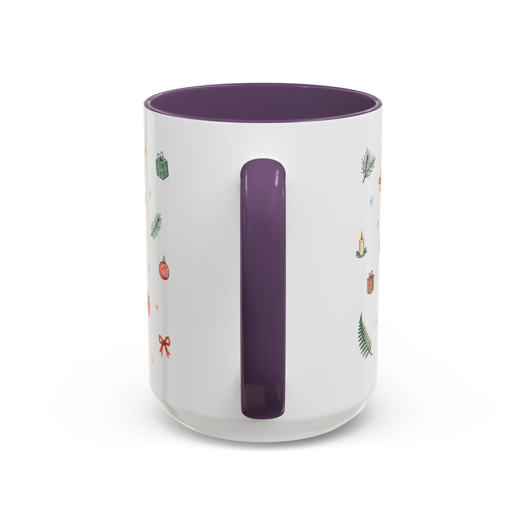 Olympic National Park Christmas Mug | Watercolor Travel Souvenir | Holiday Gift | Accent Ceramic Coffee Cup 11oz 15oz