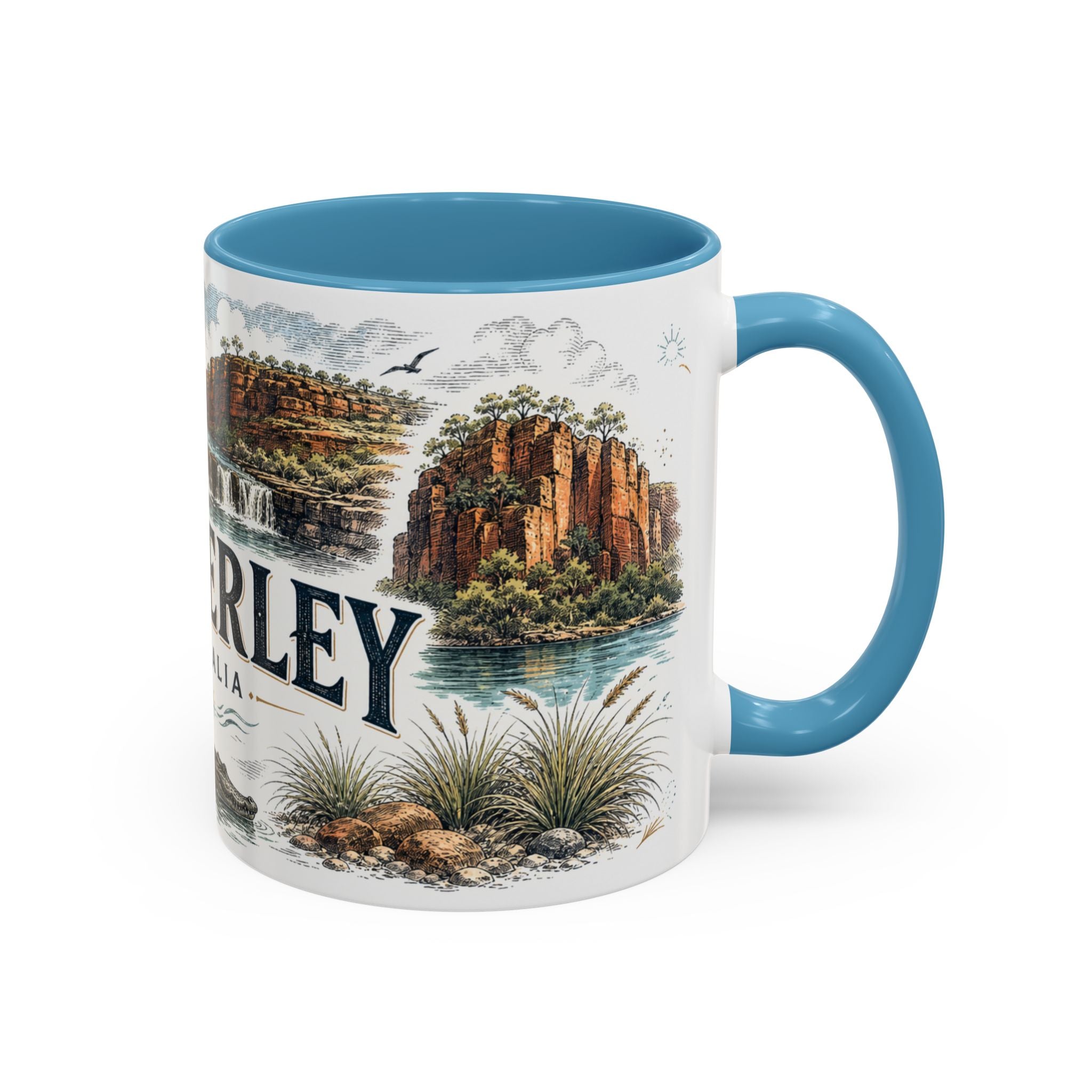 Kimberley Mug, Australia Travel Souvenir, Bucket List Gift, Accent Ceramic Coffee Mug 11oz 15oz