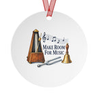 Make Room for Music Teacher Round Metal Ornament | Teacher Gift