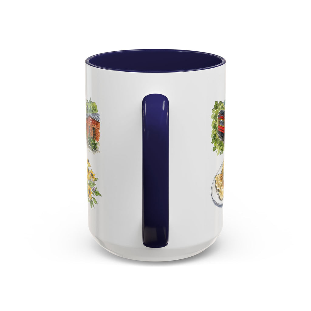 Pittsburgh Illustrated Travel Mug | City Souvenir Accent Coffee Mug | 11oz 15oz Ceramic Cup