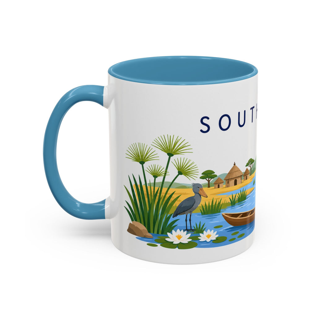 South Sudan Coffee Mug | Travel Souvenir Accent Mug | Country Gift Ceramic Cup 11oz 15oz