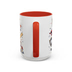 Super Teacher Coffee Mug | All Heroes Wear Capes Teacher Gift | Accent Color Ceramic 11oz 15oz
