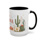 Arizona State Map Mug | Desert Landscape, Botanical Accents, Homesick Gift