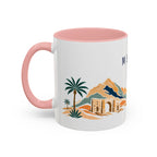 Mecca Coffee Mug | Saudi Arabia Travel Souvenir | Porcelain Decal City Gift | 11oz 15oz Accent Mug
