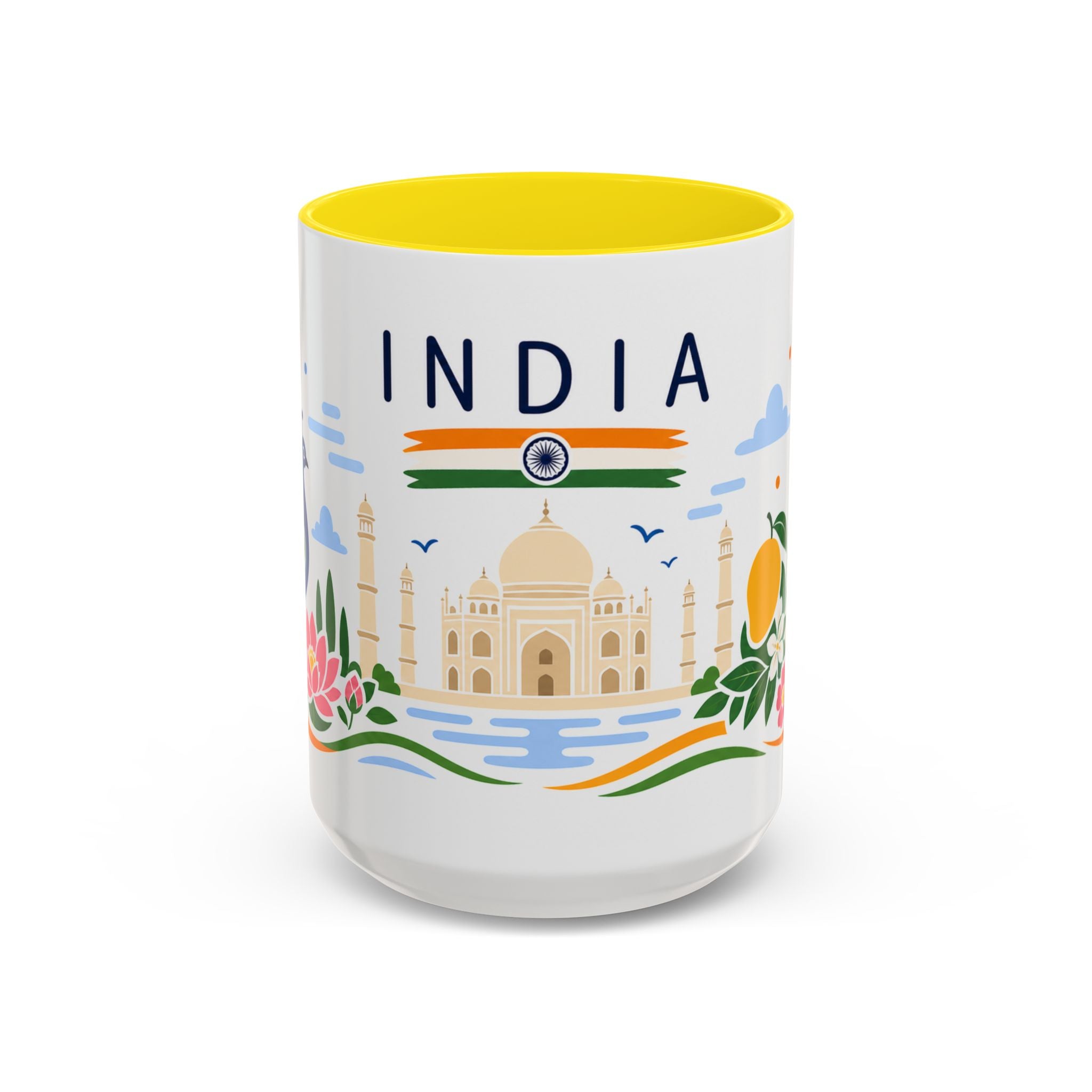 India Coffee Mug | Travel Souvenir Accent Mug | Country Gift Ceramic Cup 11oz 15oz