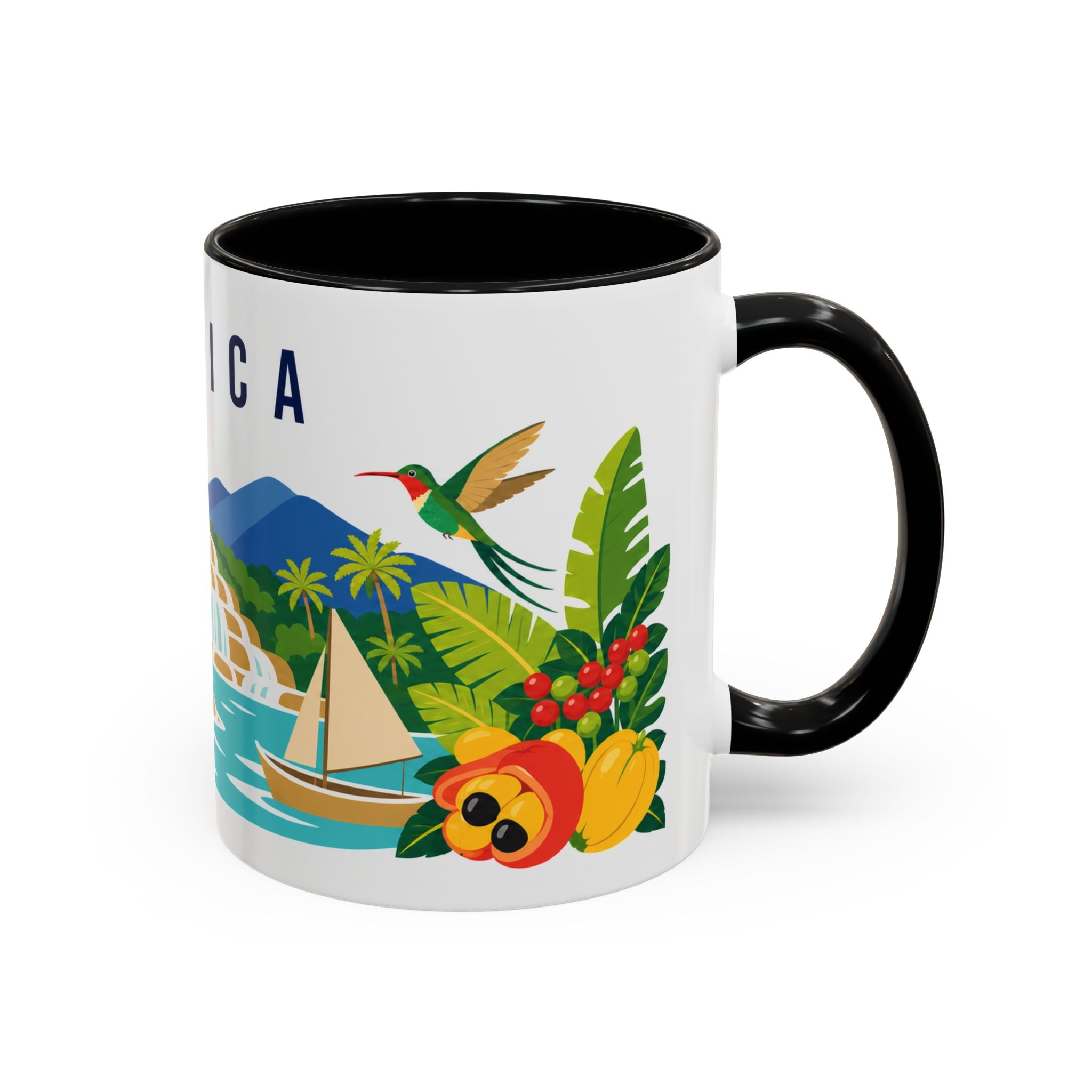 Jamaica Coffee Mug | Travel Souvenir Accent Mug | Country Gift Ceramic Cup 11oz 15oz